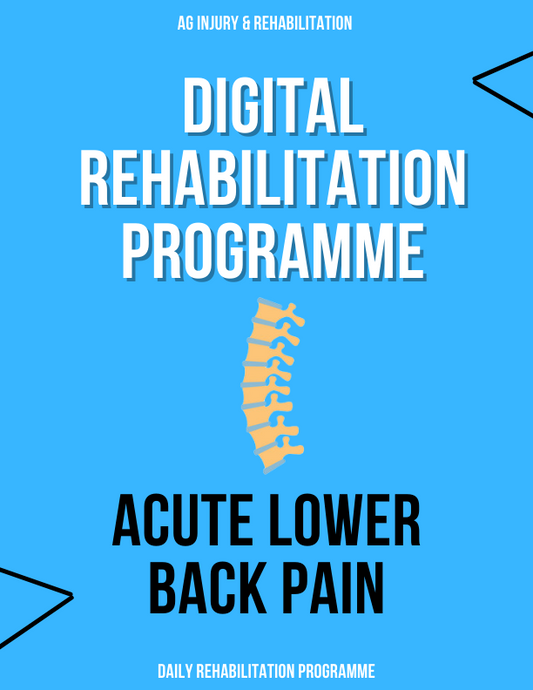 Acute Lower Back Pain Rehabilitation Programme-Injury Rehabilitation Programme-Booty Bits
