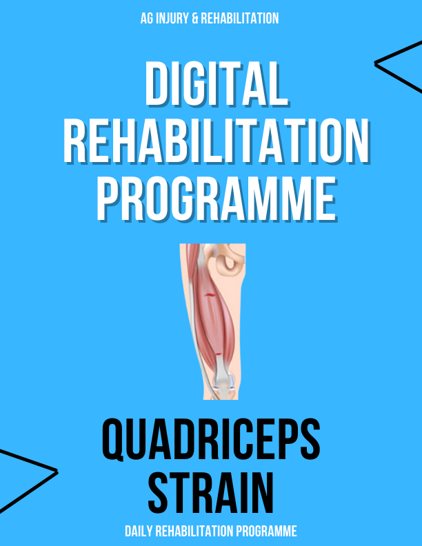 Quadriceps Strain Rehabilitation Programme-Injury Rehabilitation Programme-Booty Bits